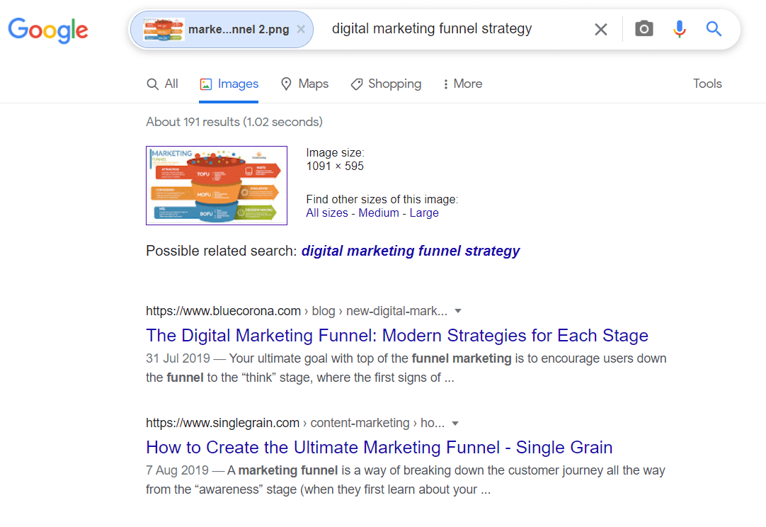 google image reverse search