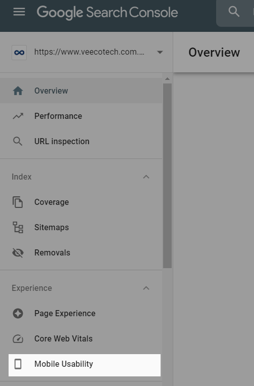 mobile usability in google search console