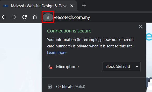 https padlock icon