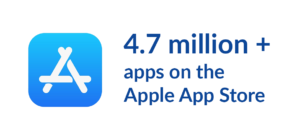 4.7 million+ apps on the Apple App Store