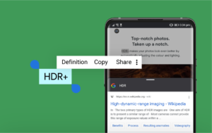 HDR+ Definition Copy Share- Android feature