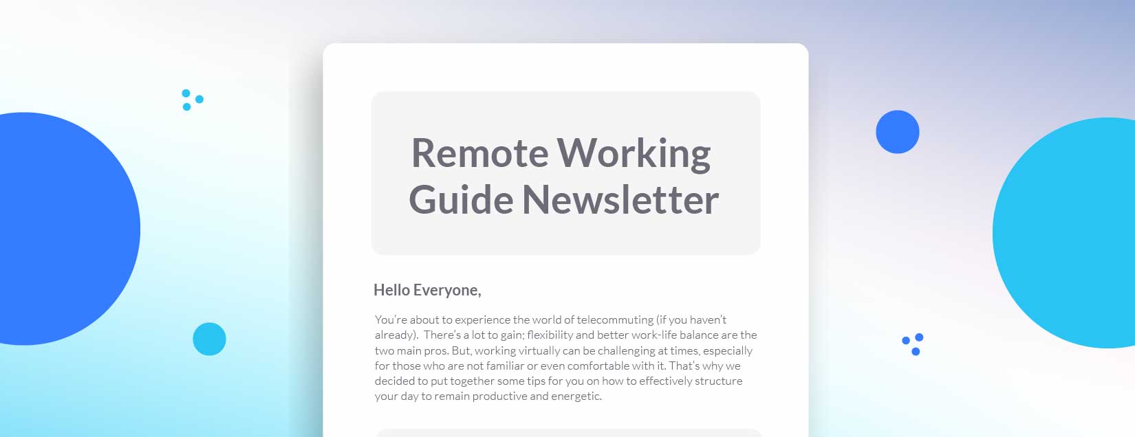 Copywriting Services For Every Need EmailNewsletters