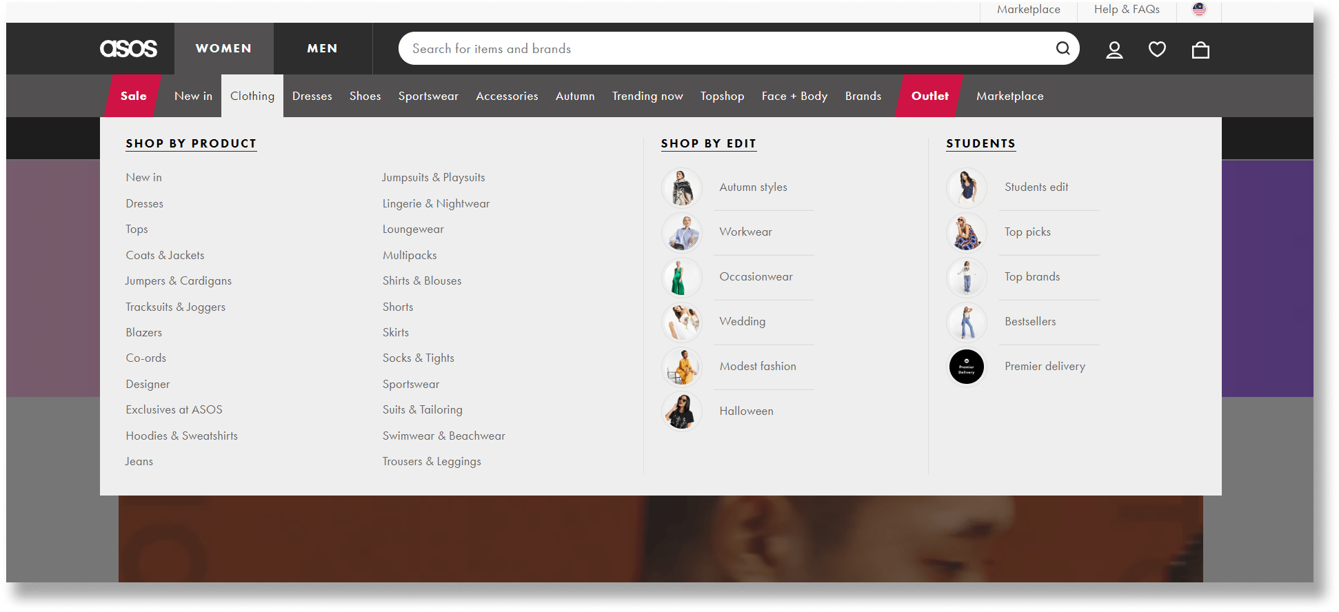 add shop category to mega menu