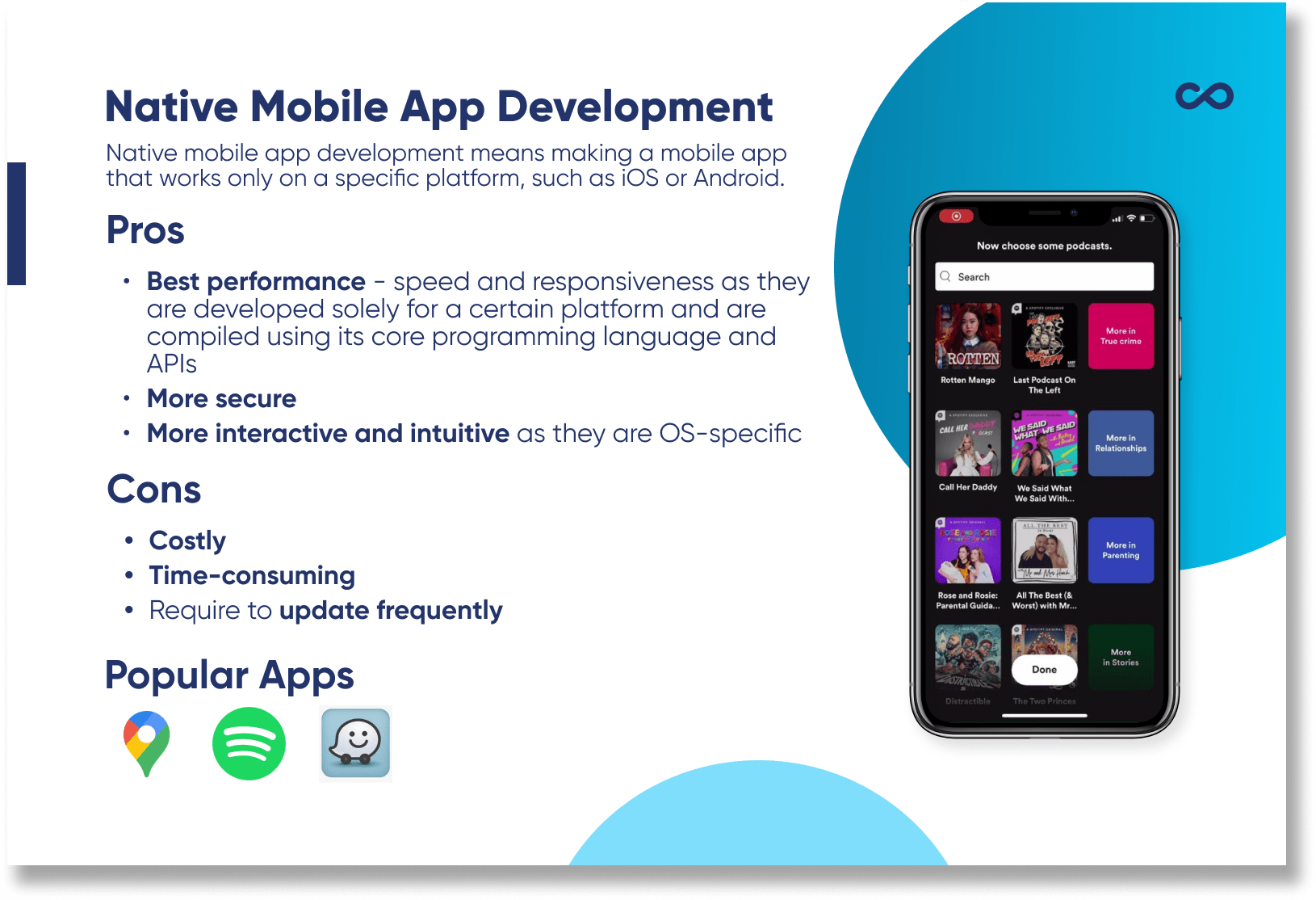 details of native mobile app development
