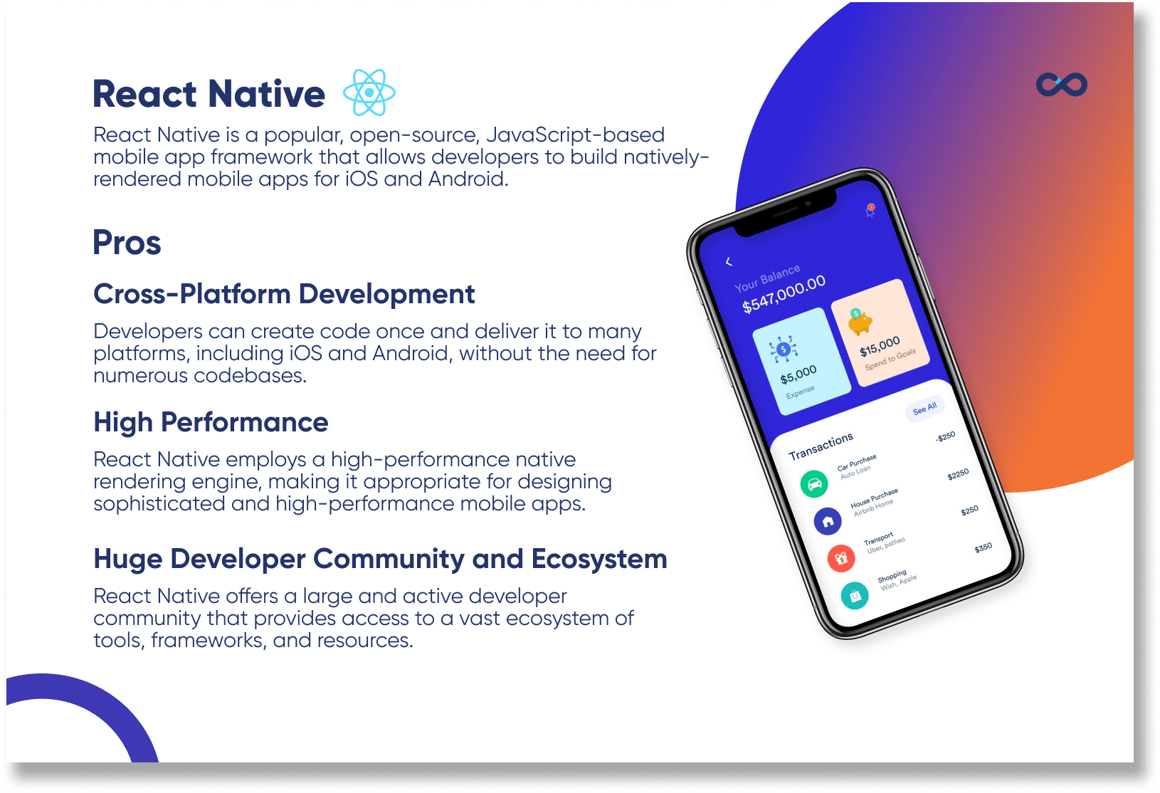 details of react native mobile app development