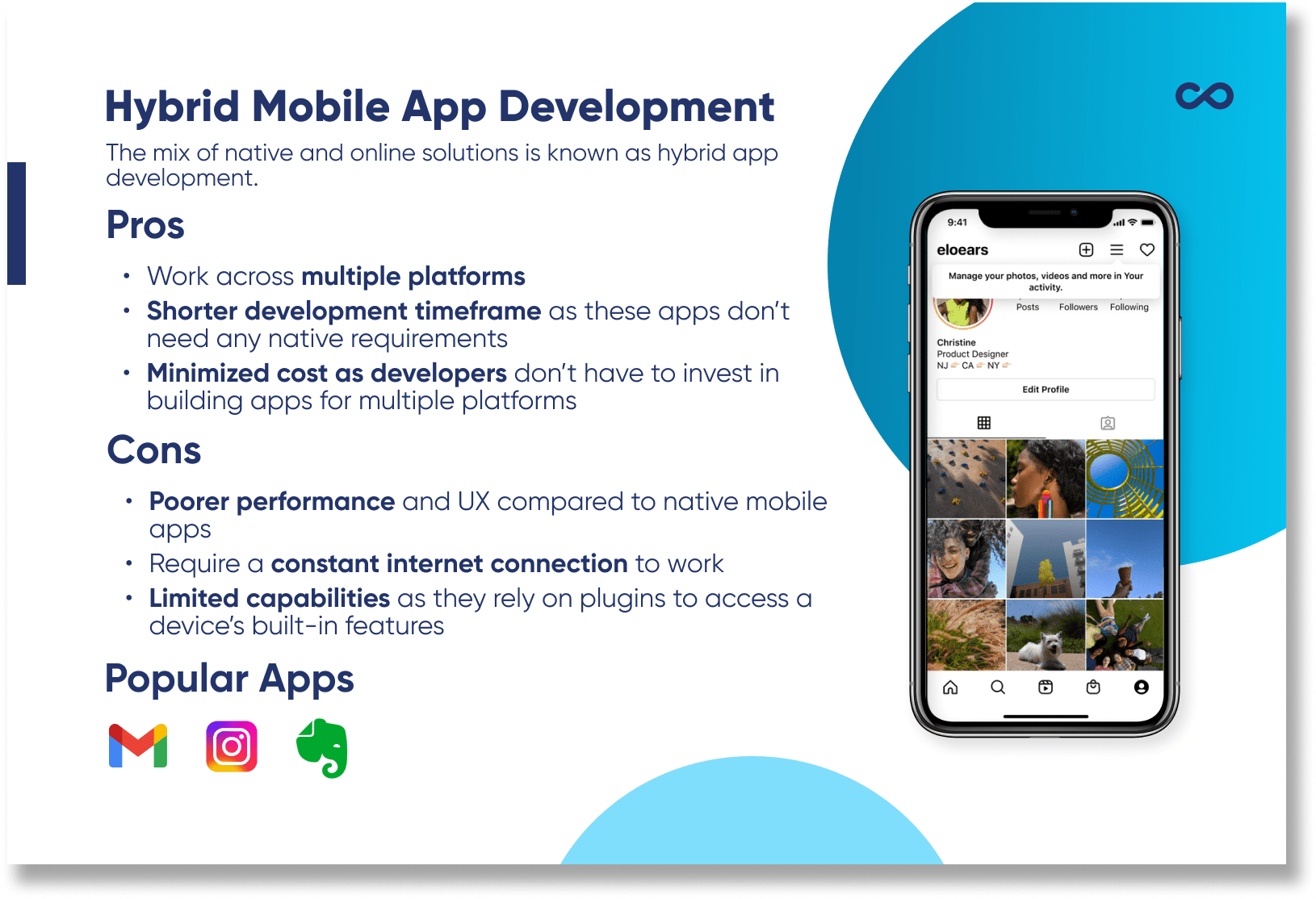 details of hybrid app development