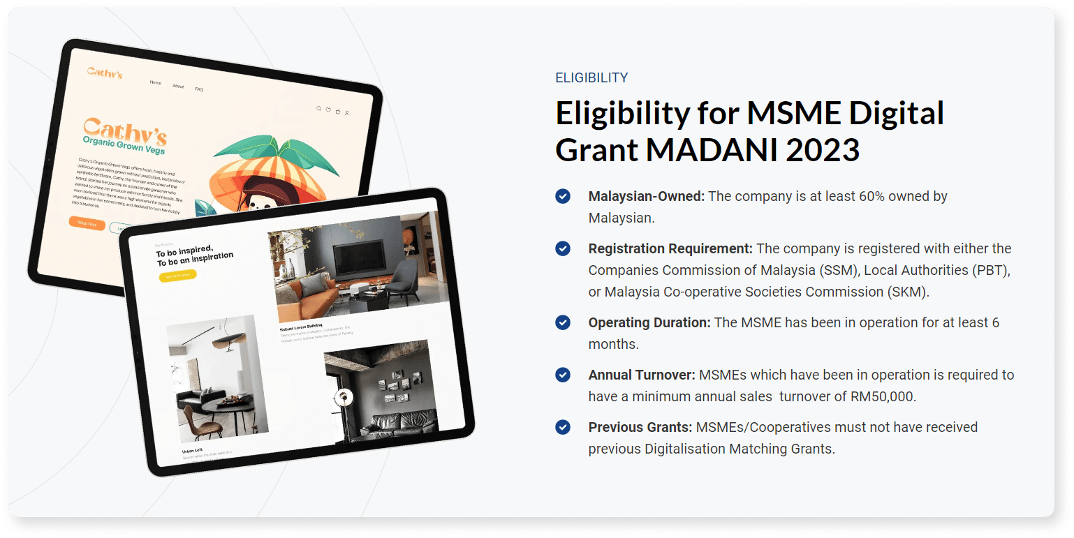 MSME Digital Grant MADANI Check Eligibility