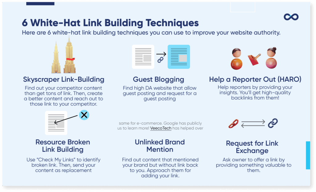 White hat link building strategies techniques that works for your website