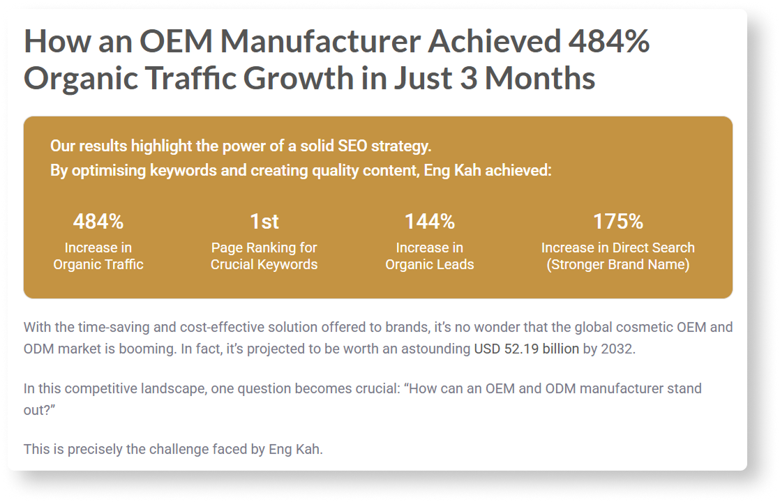 VeecoTech SEO case study story
