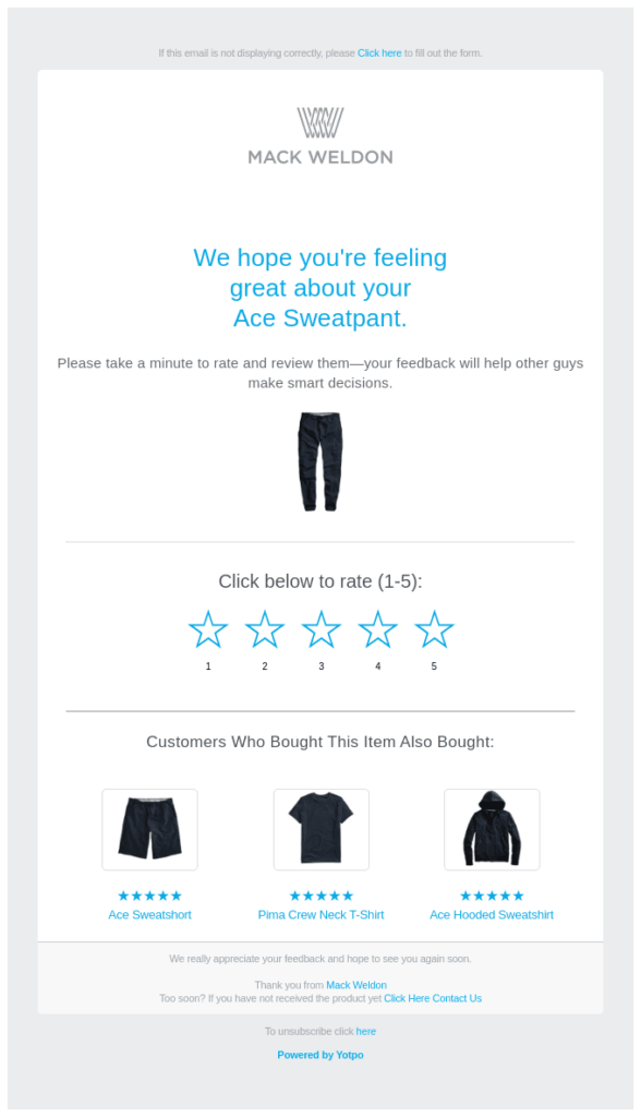 A screenshot of Mack Weldon easy review