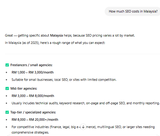 chatgpt example seo