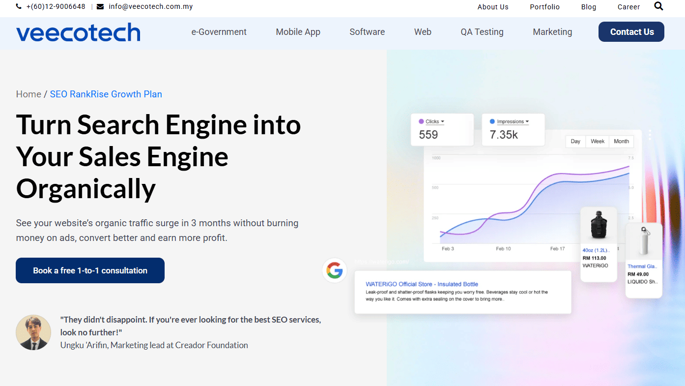 veecotech seo service page