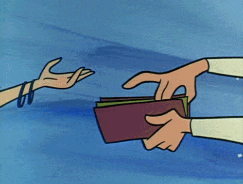woman grabbing wallet from man
