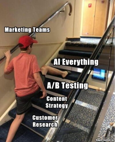 Meme on AI marketing